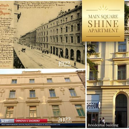 Luxurios And Historic Apartment "Shine" - Right On The Main Square Загреб Экстерьер фото