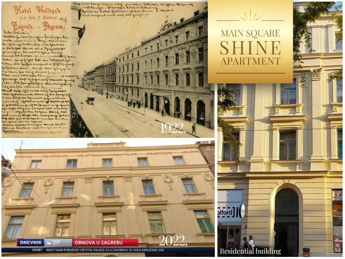 Luxurios And Historic Apartment "Shine" - Right On The Main Square Загреб Экстерьер фото